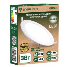 Потолочный светильник Enerlight Orbio 3 Вт 4000К Потолочный светильник Enerlight Orbio 3 Вт 4000К