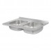 Кухонна мийка с двумя чашами Lidz 6080 0,8 мм Satin (LIDZ6080DBSAT8) накладная Кухонна мийка с двумя чашами Lidz 6080 0,8 мм Satin (LIDZ6080DBSAT8) накладная
